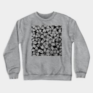 Aesthetic Lineart Flowers Crewneck Sweatshirt